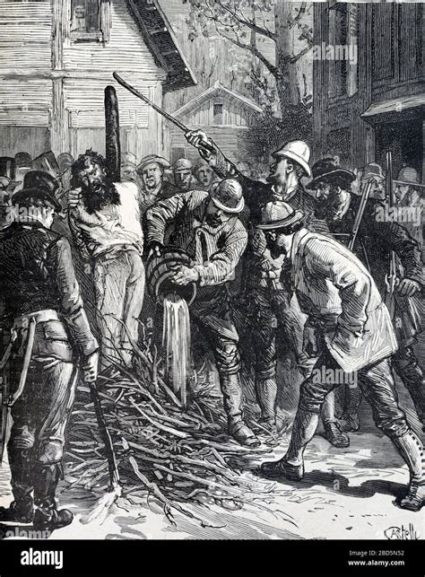 burning at the stake|Death by burning .